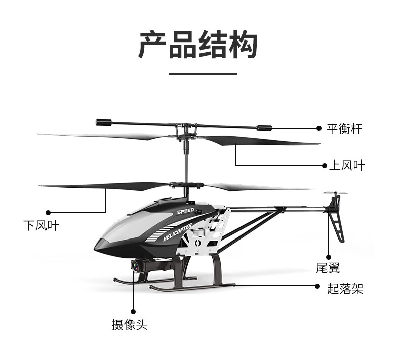 纳米无人机 大型遥控飞机儿童直升机耐摔王飞行器玩具无人机滑翔机带