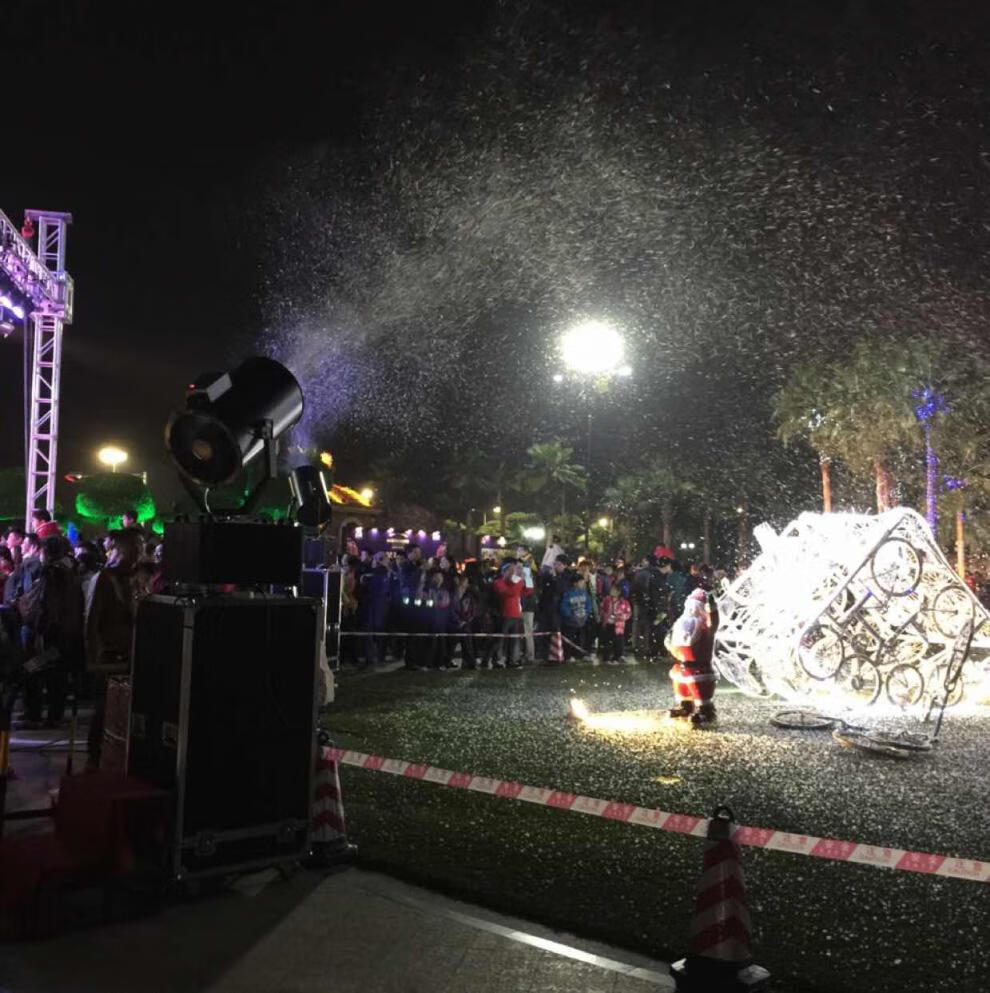 人工造雪机3000大型摇头雪花机圣诞舞台下雪机仿真人工造雪机喷雪花机