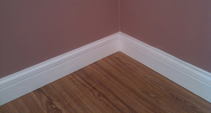 实木踢脚线烤漆白色仿古开放漆1012红橡北欧式15公分1820cm定做12cm