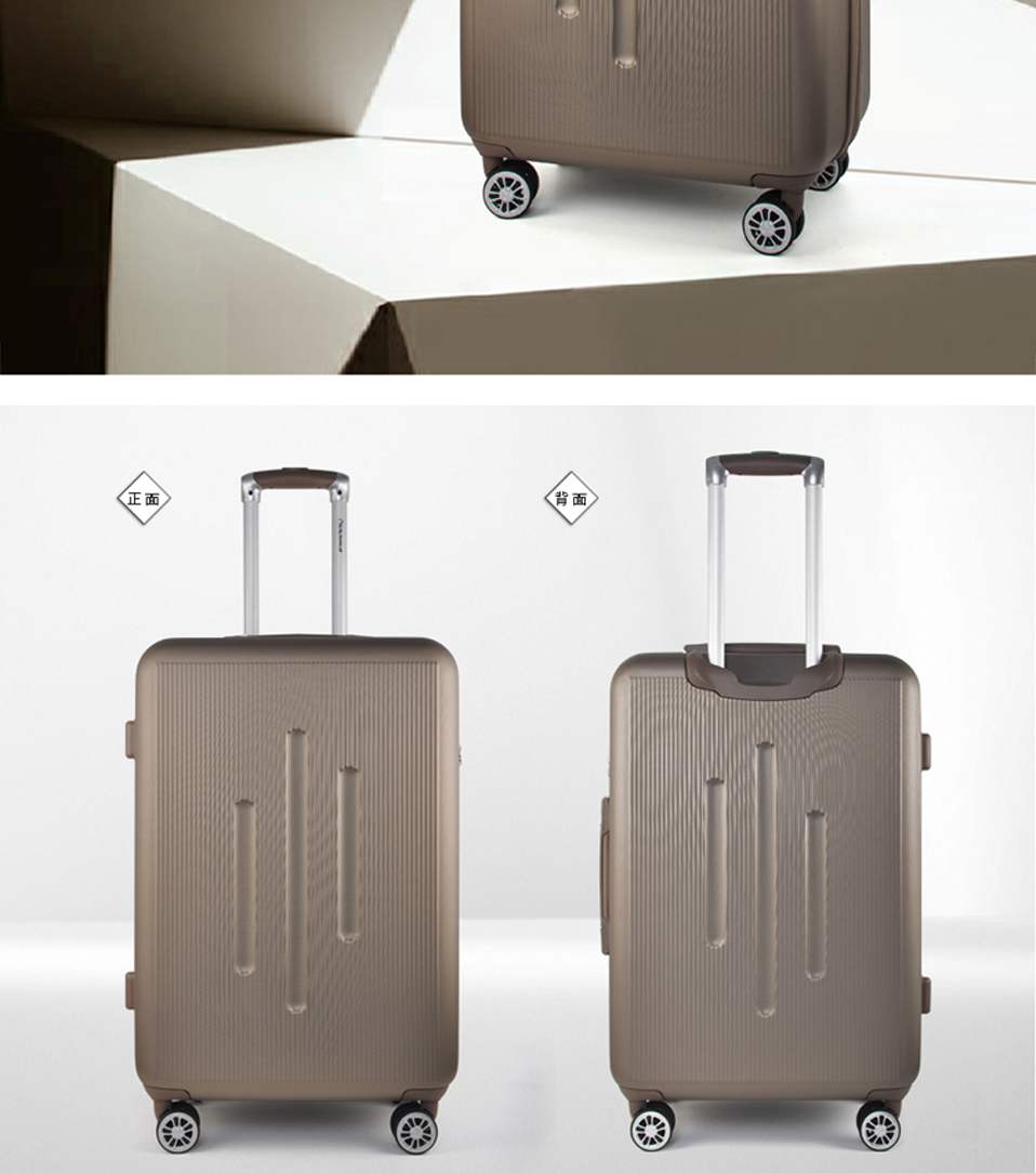 清仓全新外交官diplomat时尚休闲商务拉杆箱ds13002咖啡色24英寸