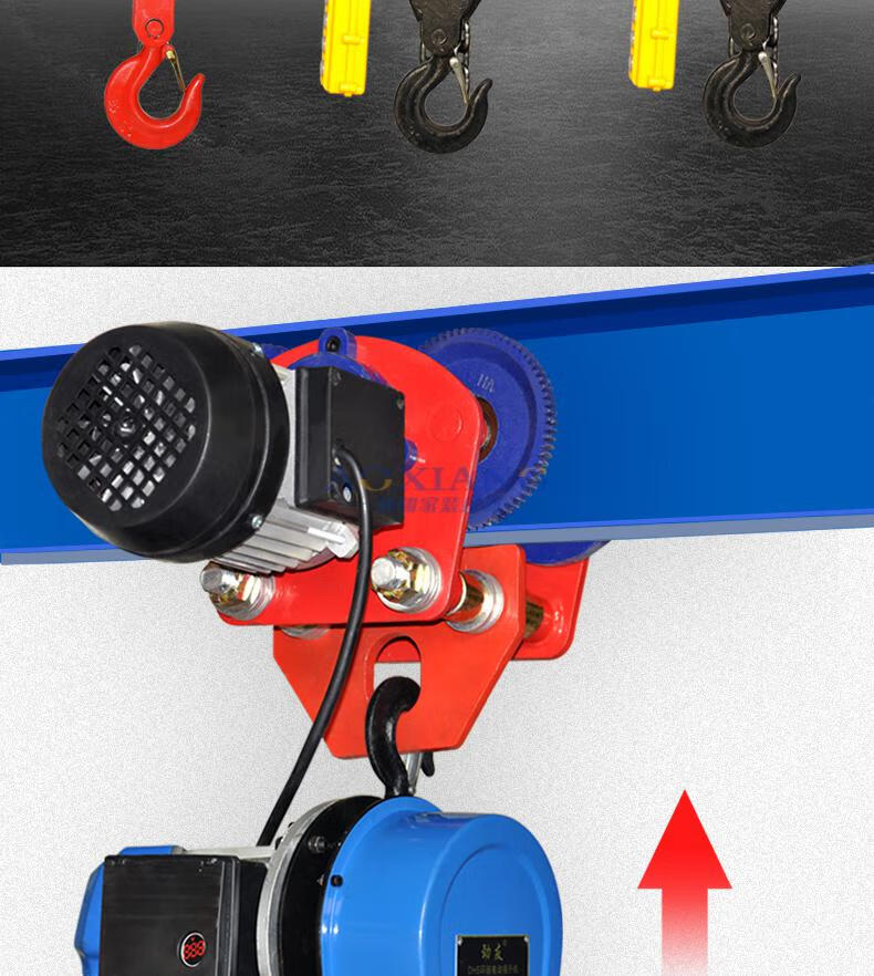 龙门架倒链电动葫芦起重吊葫芦手动手推跑车工字钢滑车小车滑轮定制1