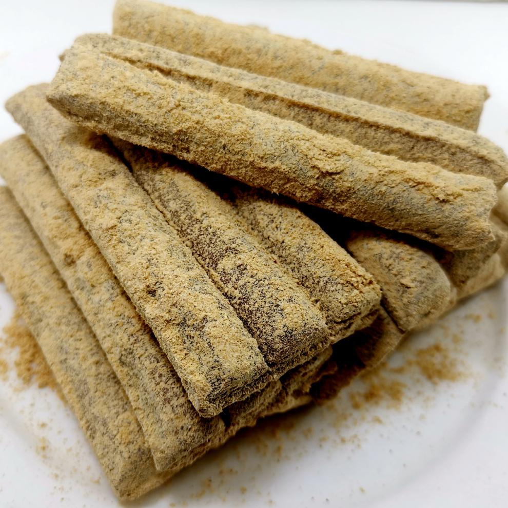 豆根糖天津特产200g* 怀旧零食软硬豆根糖硬豆板年货豆面糖 6袋微软