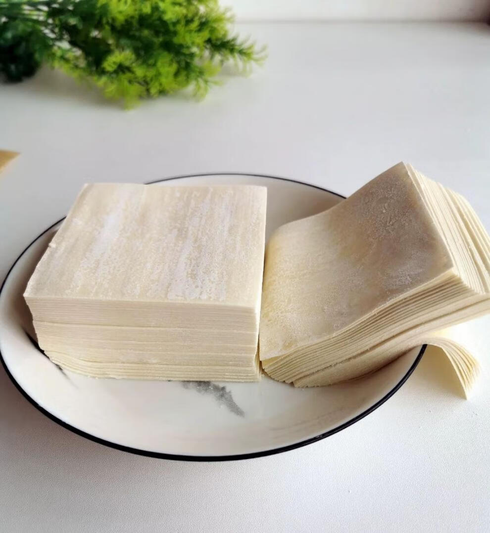 四川抄手皮馄饨皮新鲜云吞皮广安重庆碱水皮馄饨皮现做抄手皮抄手皮3