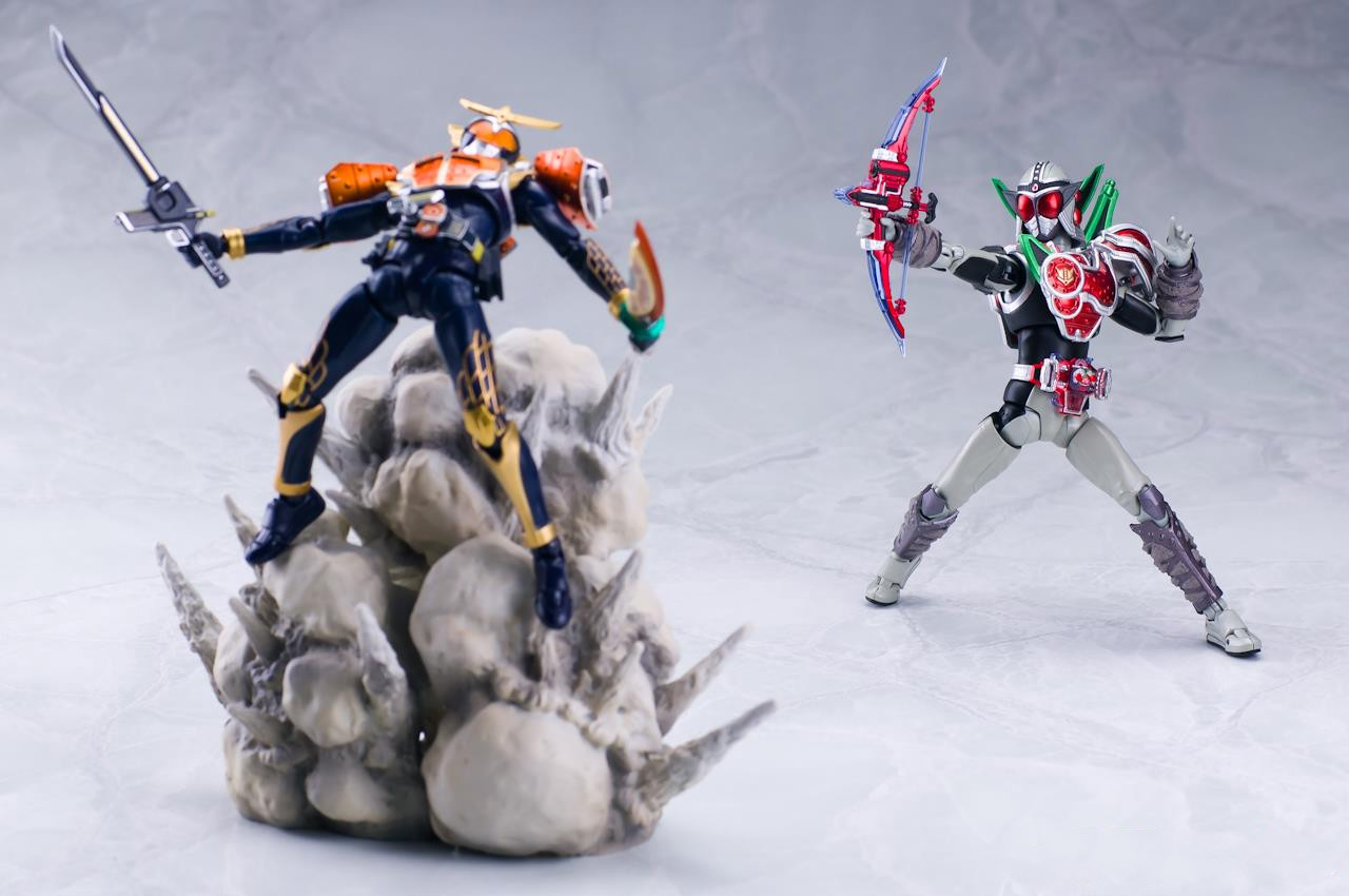 万代(bandai) 日版shf可动假面骑士铠武西格德sigurd樱桃能量铠甲