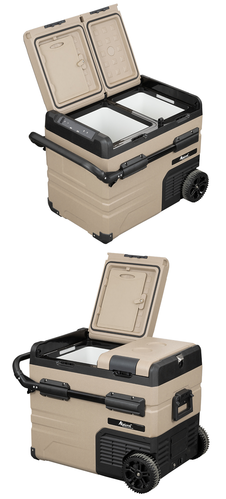 冰虎车载冰箱制冷压缩机大货车家两用12v24v双温双控冷冻冷藏分区