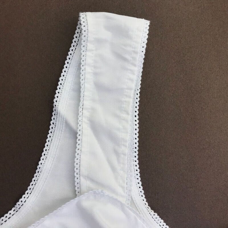 古今上海中老年文胸无钢圈全·棉布薄款妈妈内衣大码胸罩背心款