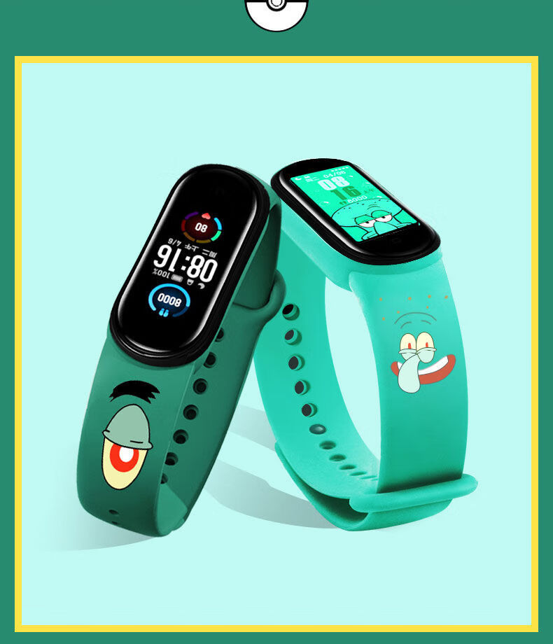onevan 适用于小米手环4表带5替换带通用3nfc版潮牌印花宇航员运动