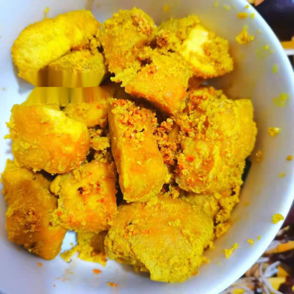 正宗宣威倘塘黄豆腐 20块 云南特产手工姜黄豆干可臭豆腐 真空送 蘸料