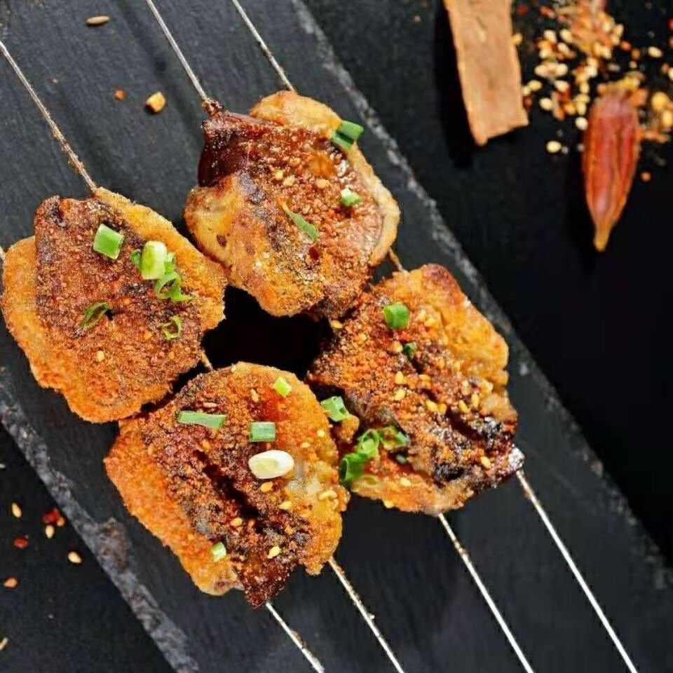 新鲜包油羊腰子山羊腰子油腰羊肾羊宝羊鞭羊蛋羊肉5个包油羊腰子约1斤