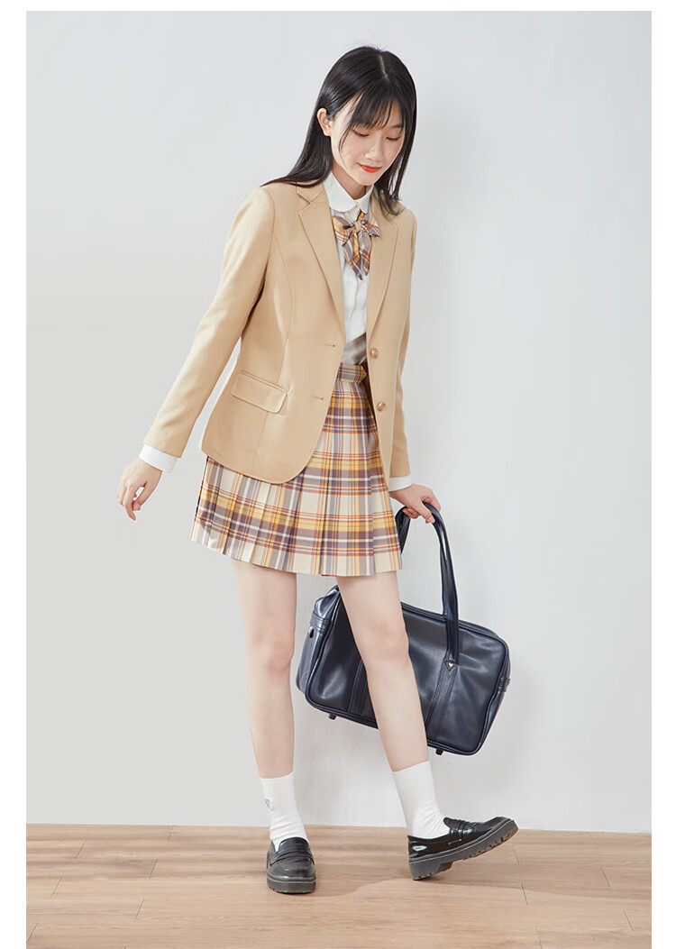 zonper中牌制服馆山吹原创jk格裙制服裙全涤面料日系少女半身百褶裙