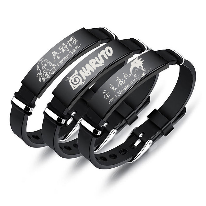 火影忍者手环火影忍者动漫周边手环鸣人佐助同款手链我爱罗生日礼物