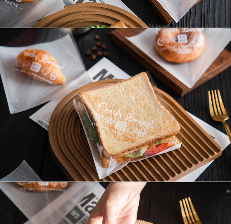 三明治包法 油纸图片