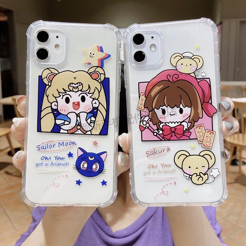 qukxf vivoy93手机壳女y3/y5s/y7s/y85/y66/y75闺蜜可 百变小樱f02