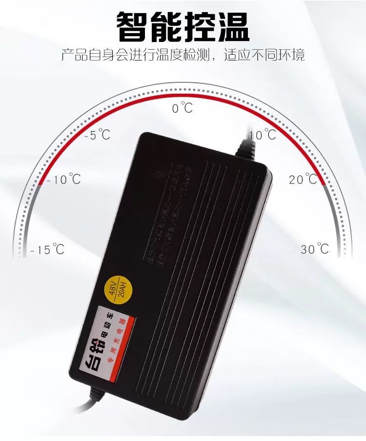 台铃原装电动车电瓶车充电器48v60v72两轮三四轮快充智能自动关机智能