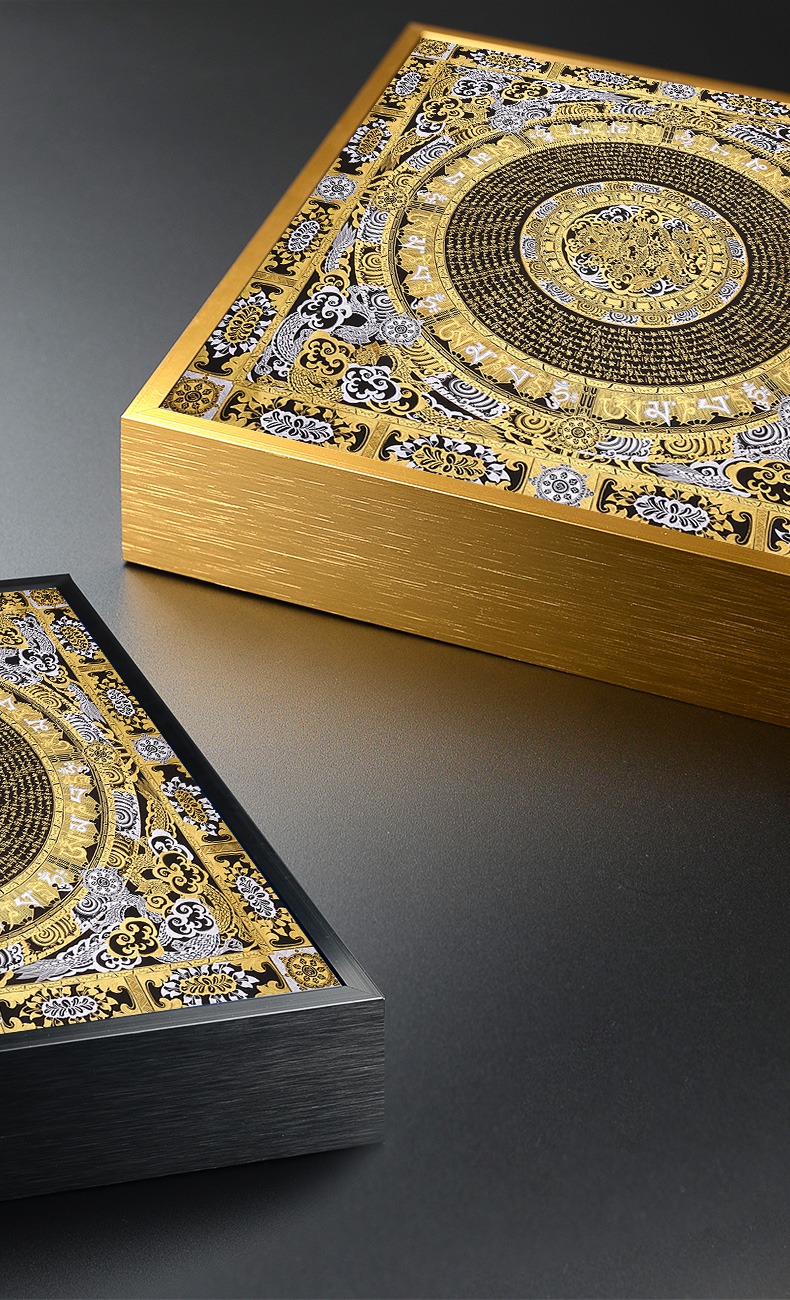 心经挂画 心经唐卡装饰画入门挂画西藏坛城中堂壁画进门过道宅玄关画