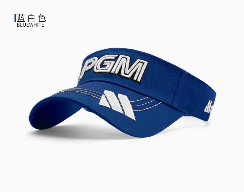pgm 高尔夫帽子男款 高尔夫帽子无顶 情侣款 五色 黑红【图片 价格
