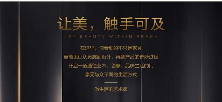 初岛 后现代轻奢电视柜客厅高款不锈钢镀金烤漆港式大理石茶几地柜组合 2.2米电视柜 整装