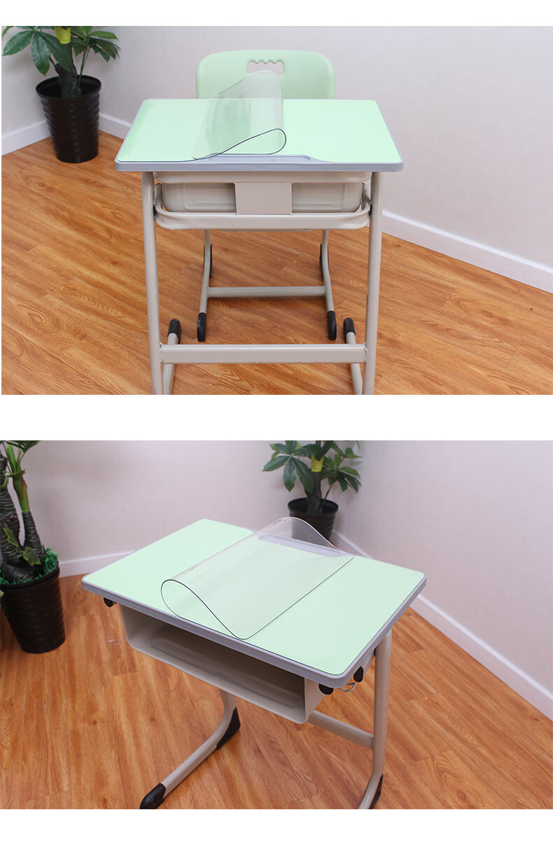 透明桌垫中小学生无味环保透明中小学生桌垫防水书桌课桌垫塑料桌布