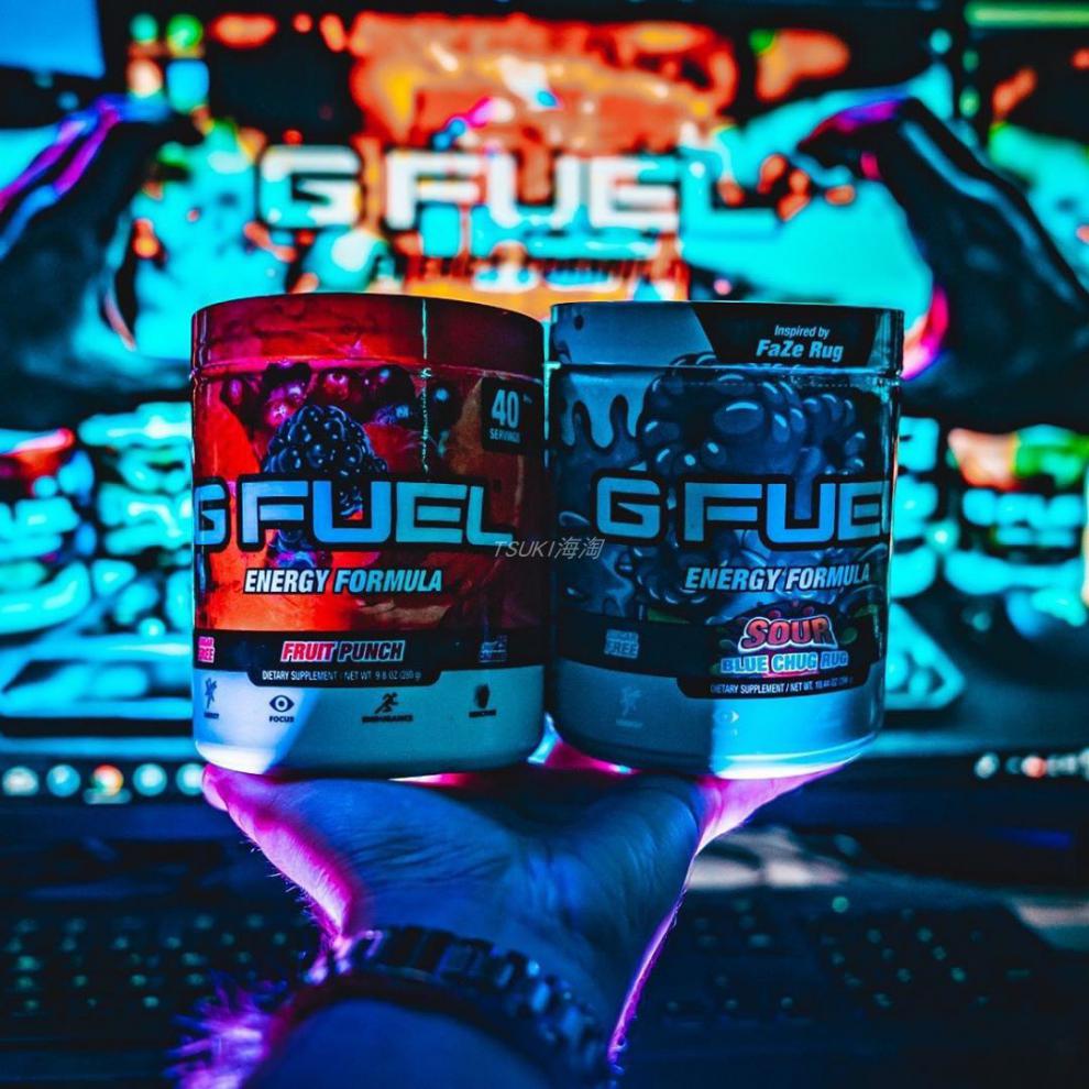 gfuel功能饮料粉 现货美国g fuel能量功能饮料粉冲剂gfuel健身电竞