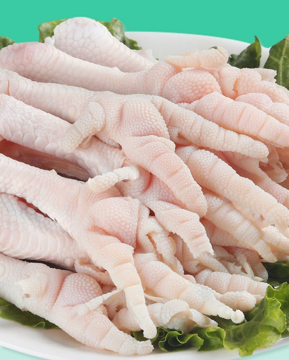 4斤无骨鸡爪手工脱骨生鲜冷冻新鲜草鸡鸡爪1斤索维奥精品无骨鸡爪两斤