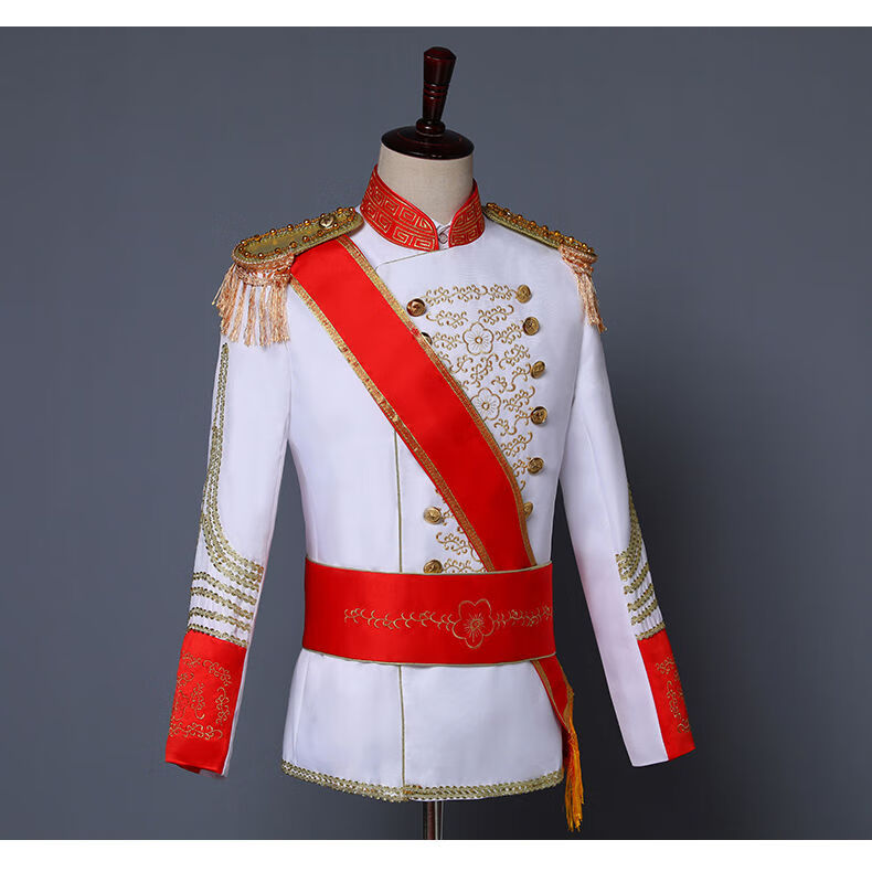 军阀装大帅服男年会演出服话剧小品相声影楼艺考剧本杀古装礼服黑色