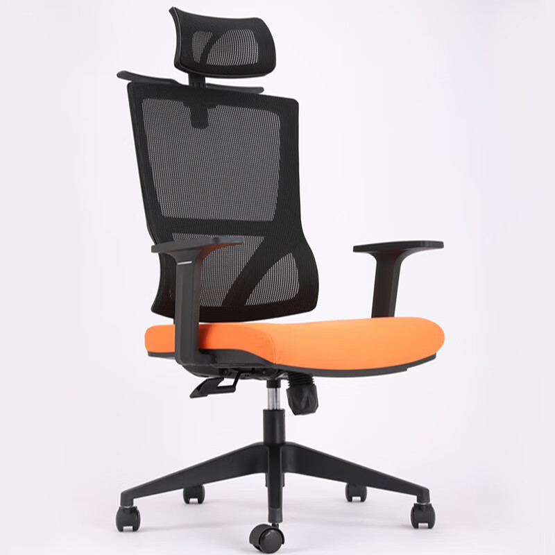 办公椅职员椅转椅员工椅电脑椅人体工学家用转椅升降椅新款主管椅黑色