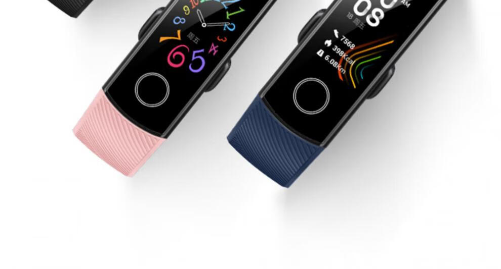 cca华为荣耀手环6nfc版运动手表5智能多功能蓝牙跑步记录血氧监测计步