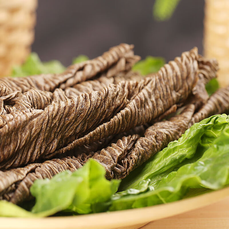 黑豆豆皮儿 黑豆豆皮儿 300g 土家爱 恩施特产 干货食材锅 素肉 5包