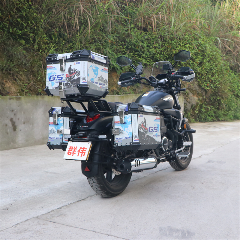 豪爵tr300配件适用于铝合金边箱尾箱hj-3a改装后备箱三箱支架 尾箱架