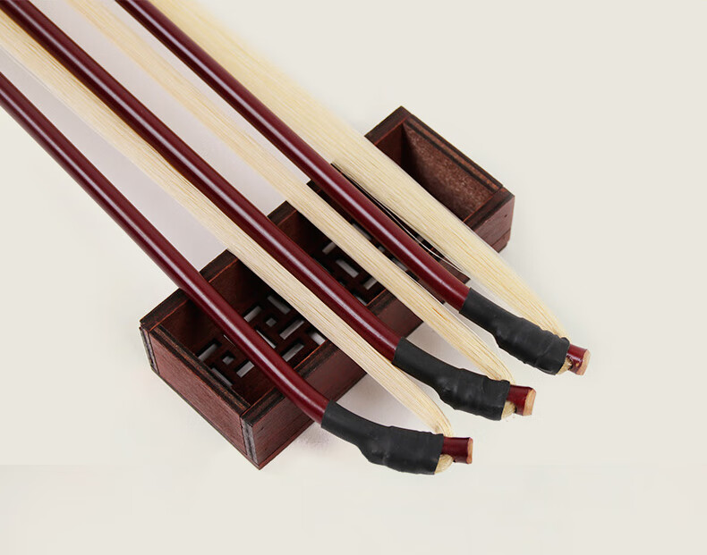 二胡弓子紫檀红木弓白马尾毛演奏弓84cm二胡手感好乐器配件 普通款