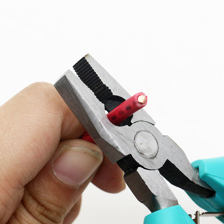 昂宇钢丝钳8寸老虎钳家用铁丝钳子便携省力钳子工具多功能手工平口钳8