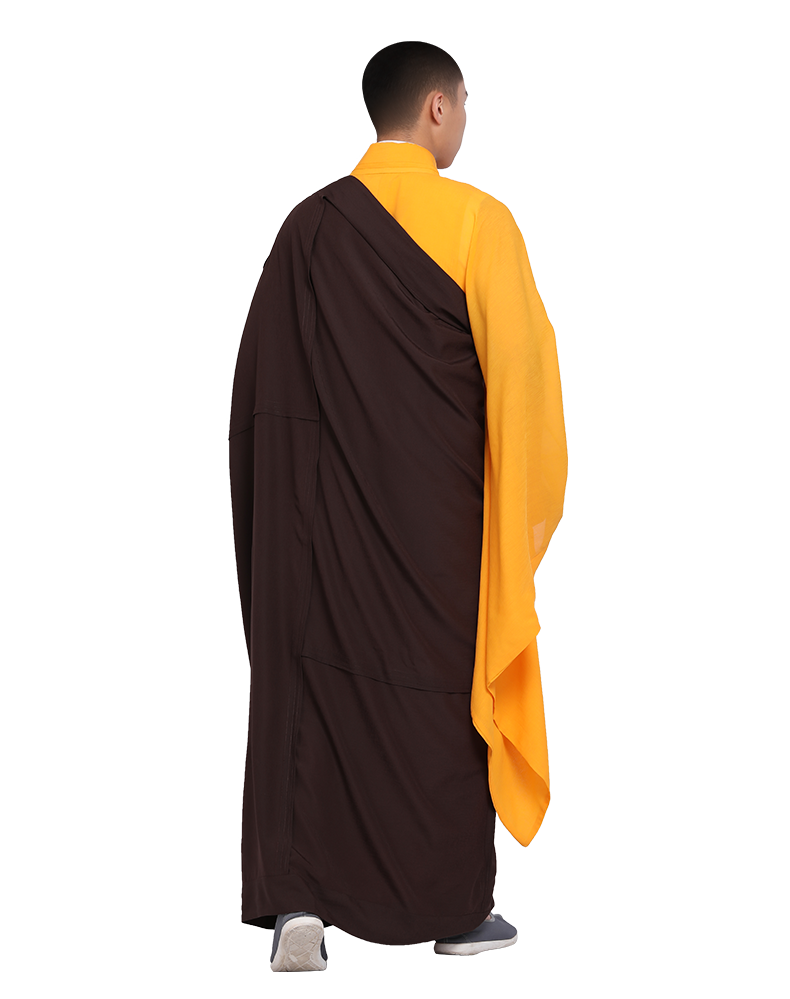 僧服春秋新款麻纱祖衣袈裟拼接五衣七衣僧服僧装和尚服佛教法衣僧袍