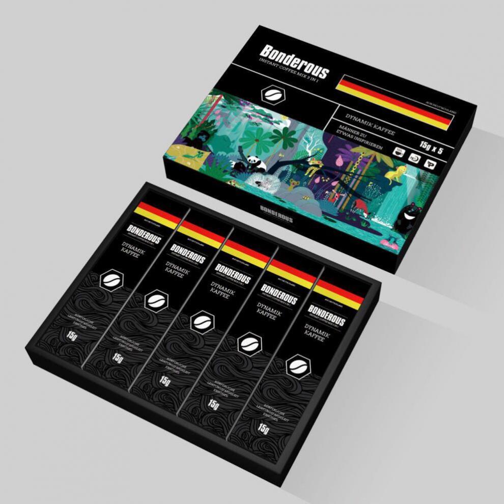 德国木府咖啡德国木府咖啡bonderous木府玛卡小分子肽固体饮料一盒12