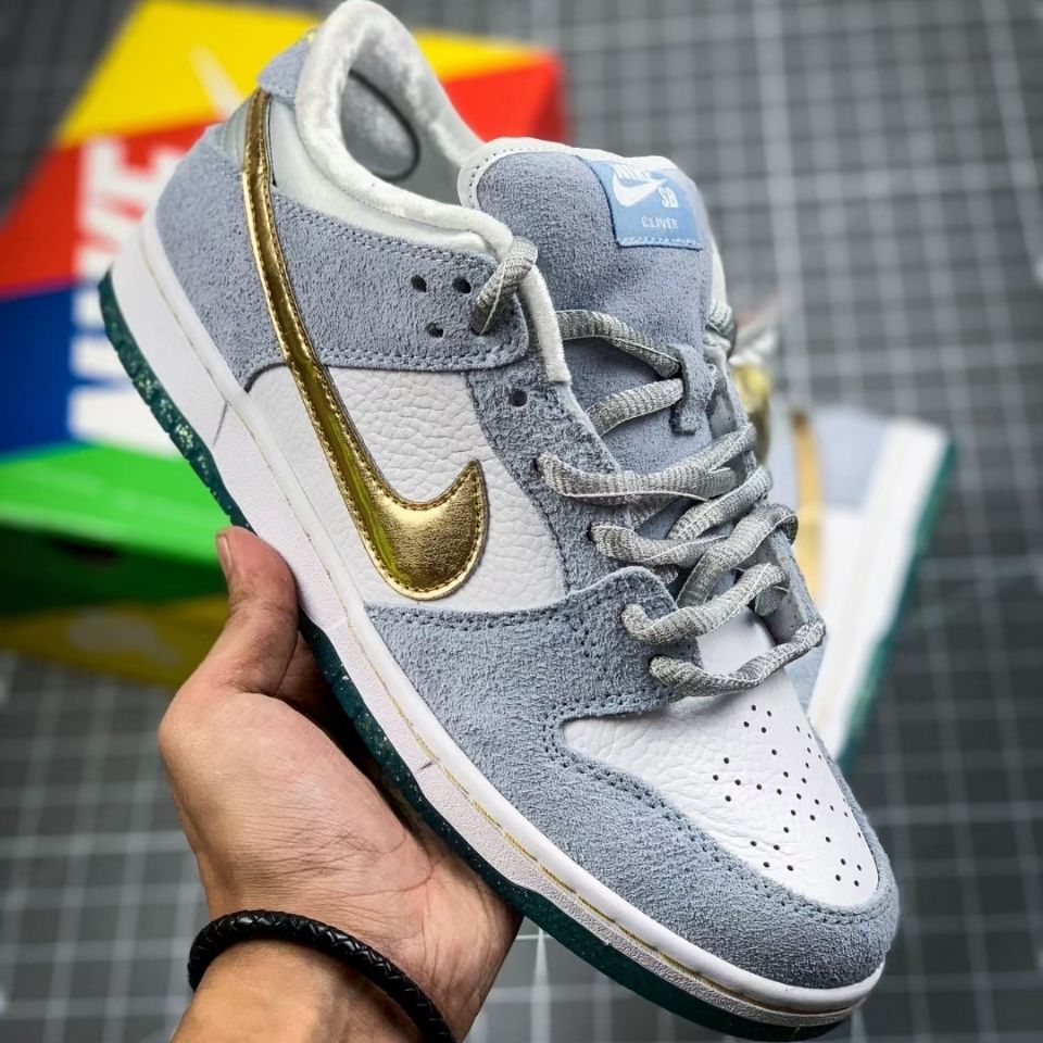 dunk白蓝金王一博同款男女板鞋休闲鞋情侣dc9936-100 sb紫金湖人 35