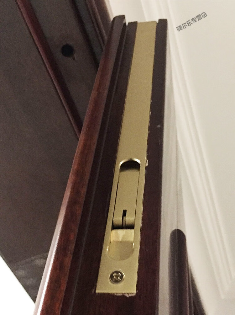 定制纯铜门用暗藏式门插销铜插销暗插销 子母门天地插销加长定制 8寸=