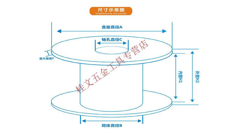 工字轮绕线盘缠线盘电线包装出货胶轴加工定制电缆放线盘黑色