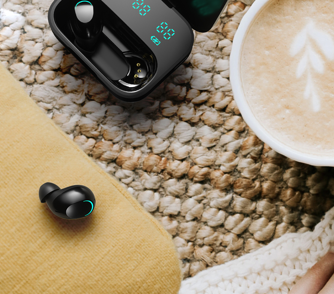 联想h15无线蓝牙耳机双耳入耳式隐形降噪运动跑步长待机续航大电量