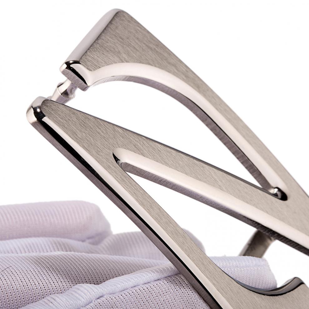 高品质304不锈钢拉丝亮面平滑挂扣男士皮带扣耐磨防过敏钢扣腰带头3.