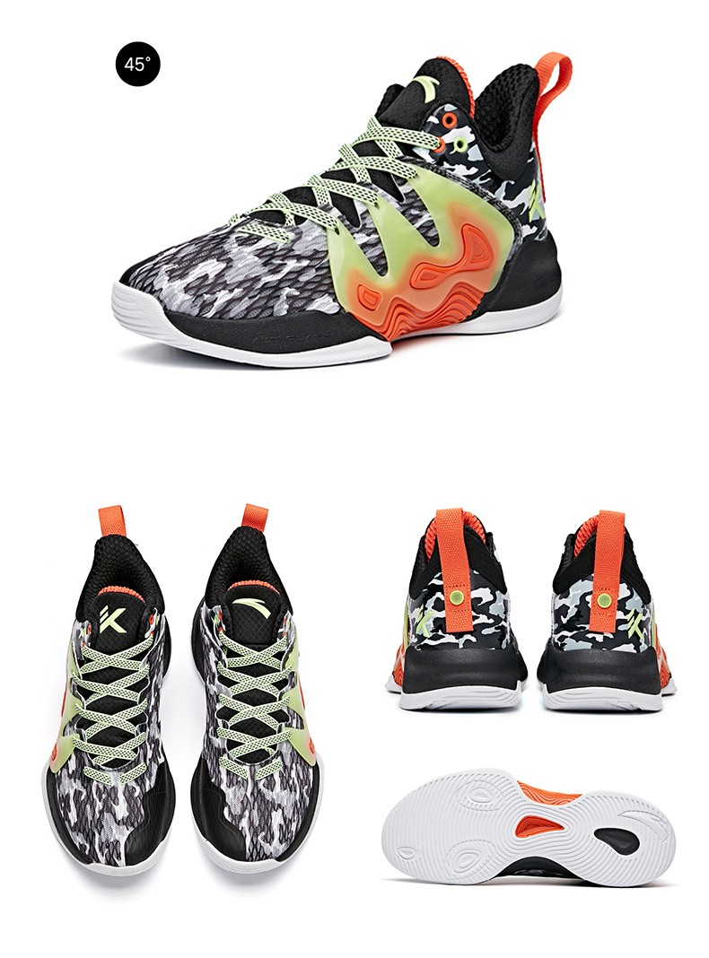 见山1代安踏见山kt篮球鞋夏季网面透气男鞋实战耐磨缓震防滑球鞋户外