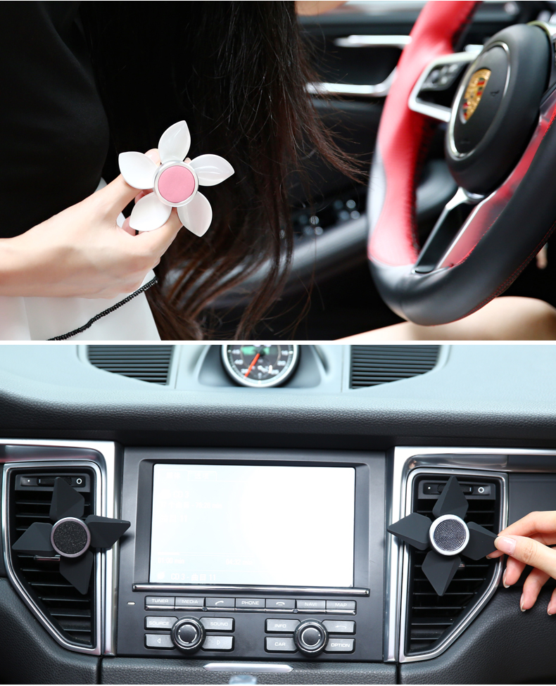 翼缘 润华年 花之恋 汽车香水出风口空调口香薰风口车载车内创意淡香