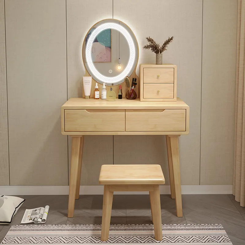 small wood dressing table