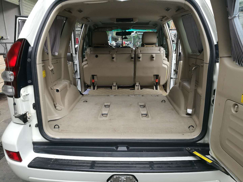 丰田普拉多老款霸道lc120改装饰尾箱抽屉变车床变桌车魔盒 lc120全套