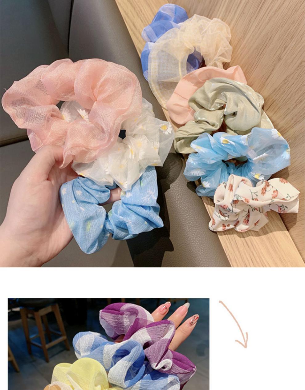 大肠发圈ins简约大肠圈女儿童女童扎头发头绳皮筋韩国发饰头饰 16