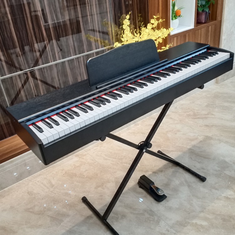 ymh便携式电钢琴88键重锤成年初学者幼师学生考级专用定制款便携式