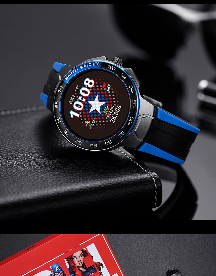 2022新款(漫威联名智能手表男款防水黑科技男士多功能跑步户外运动弭