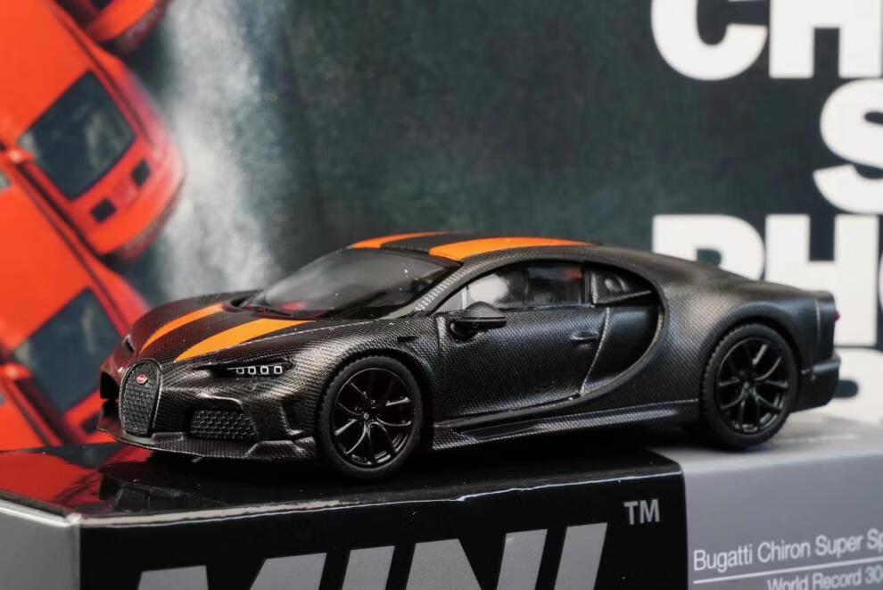 mini gt车模 minigt1:64#409布加迪bugatti奇龙supersport汽车模型