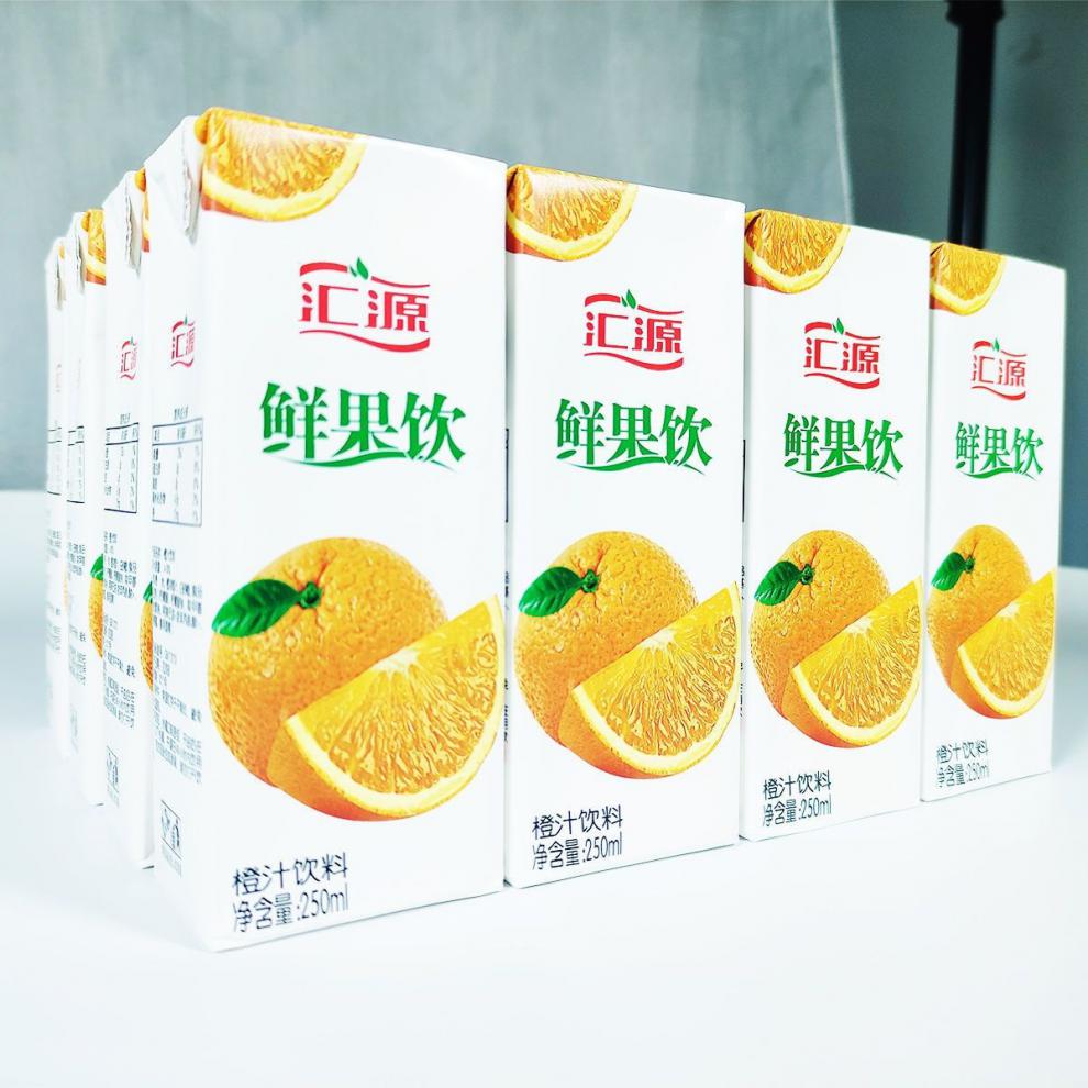 果汁甜橙蓝莓芒果桃子冰红茶味250mi纸盒16/35包装 250mi*16盒甜橙