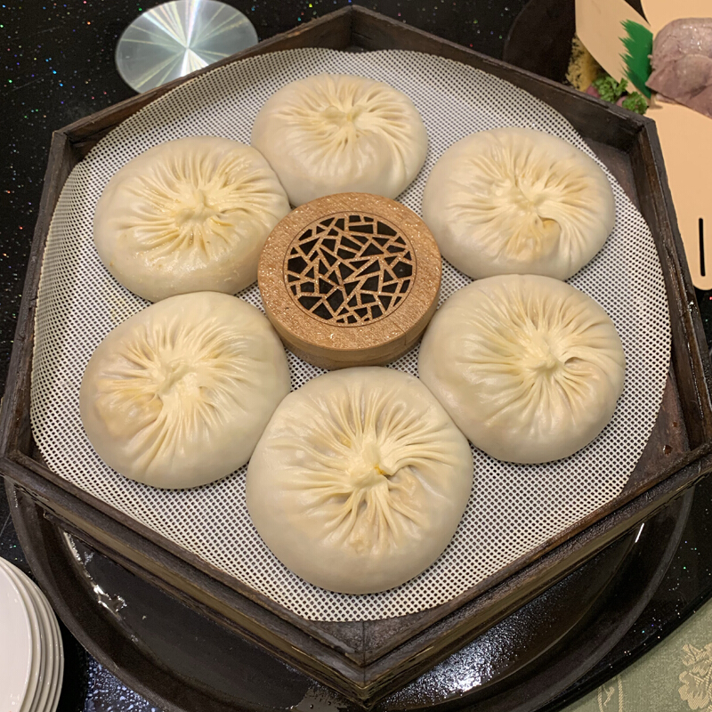 蟹黄大汤包6只泰州靖江特产速冻蟹粉灌汤包子早餐面食