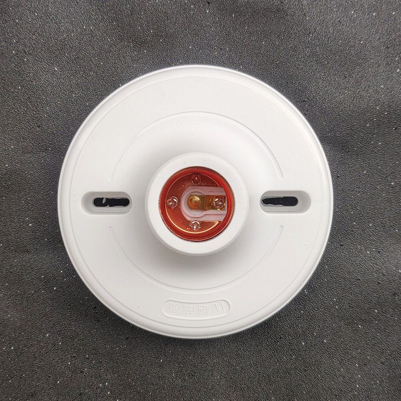 601586方型e27螺口灯座b-22卡口大螺纹明暗装转换led灯头底座e27