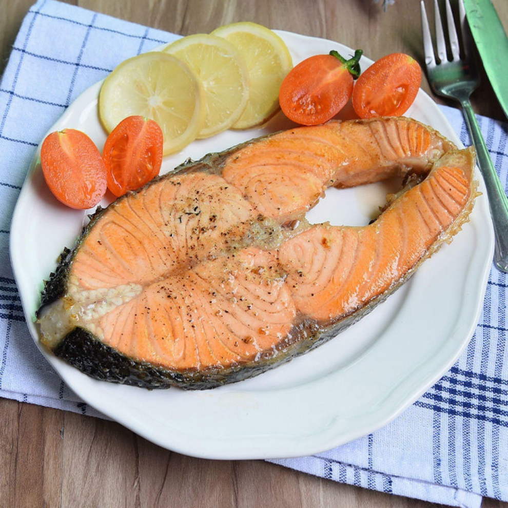 六鲜钓海 大马哈鱼新鲜速冻无盐整条切段【顺丰冷链】 5000g以上整条